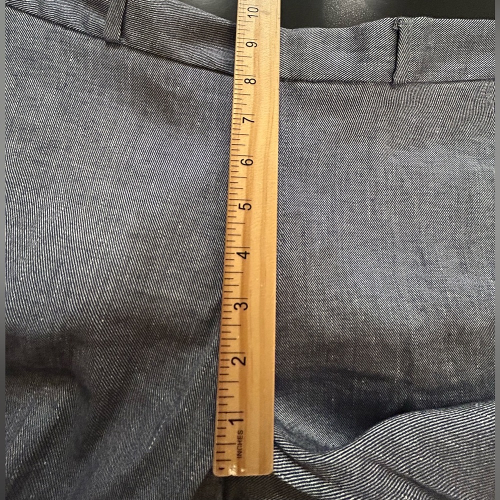 NEW w TAGS! Banana Republic, Avery, washable stretch linen pant, size 6, gray - Picture 6 of 9